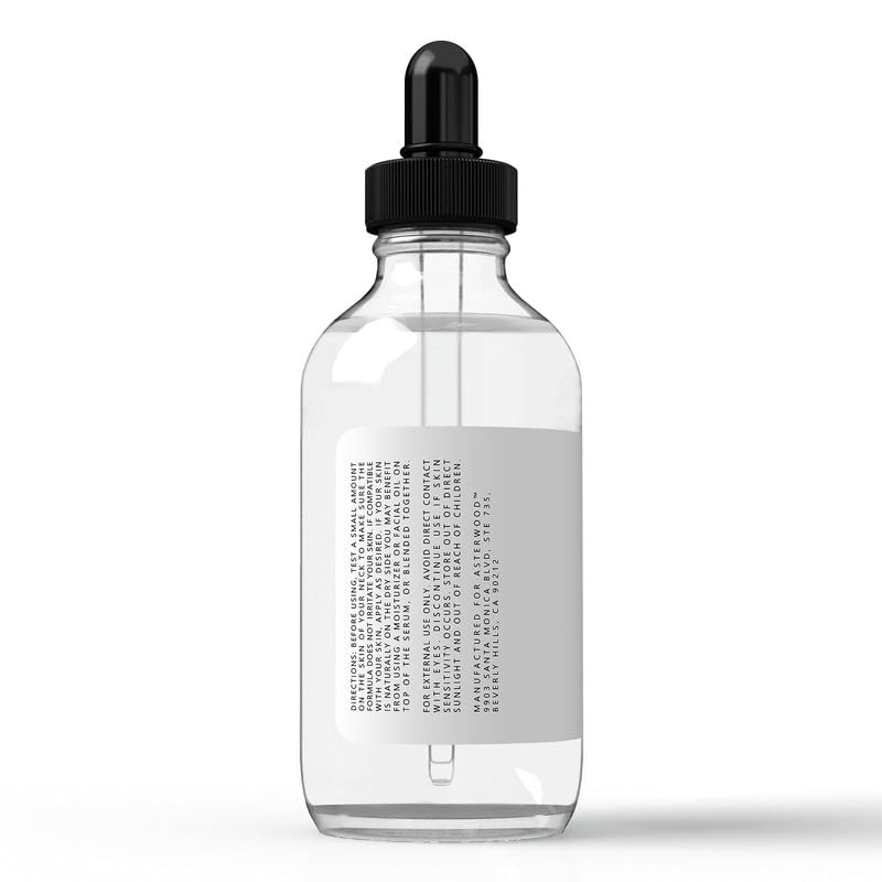 Sérum Asterwood pour usage quotidien, matin et soir, hydratation continue