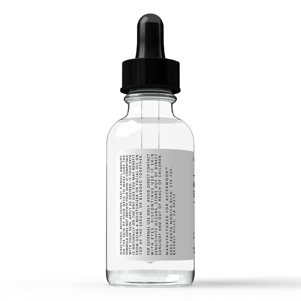 Routine beauté quotidienne avec Argireline Asterwood et acide hyaluronique