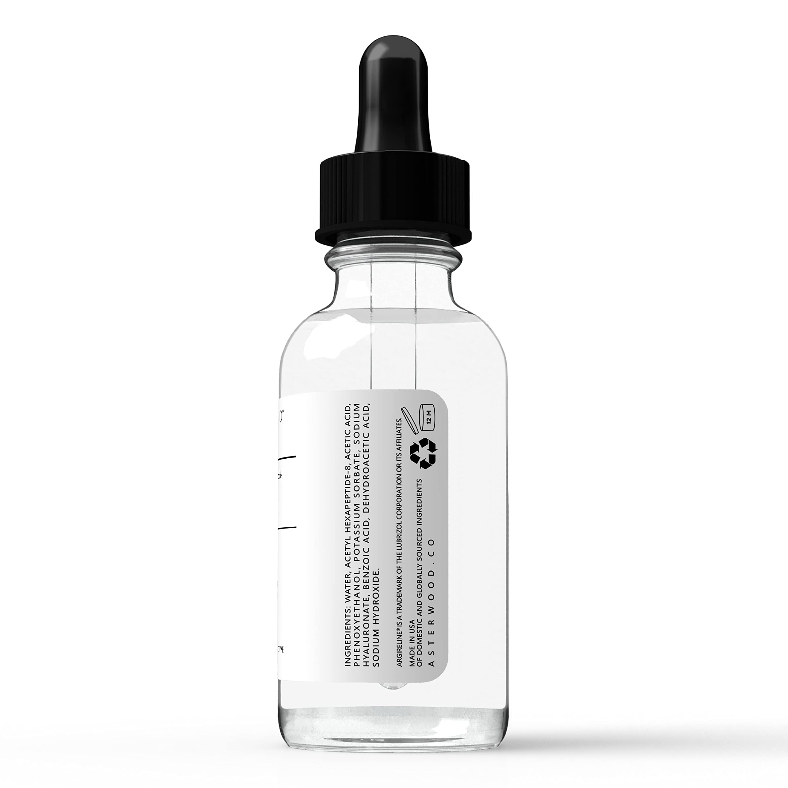 Application nocturne d'Argireline Asterwood pour soin doux