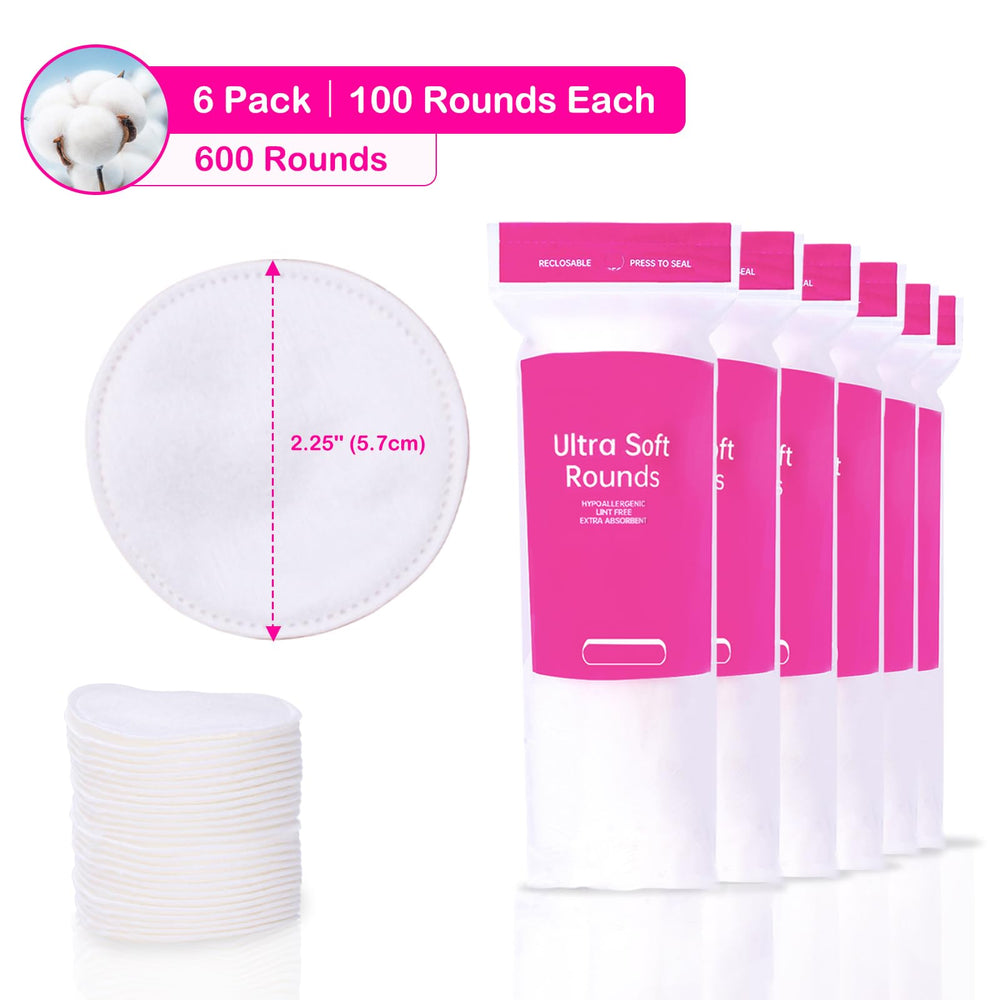 Astraescly disques coton absorption-élevée: excellente absorption pour les soins.