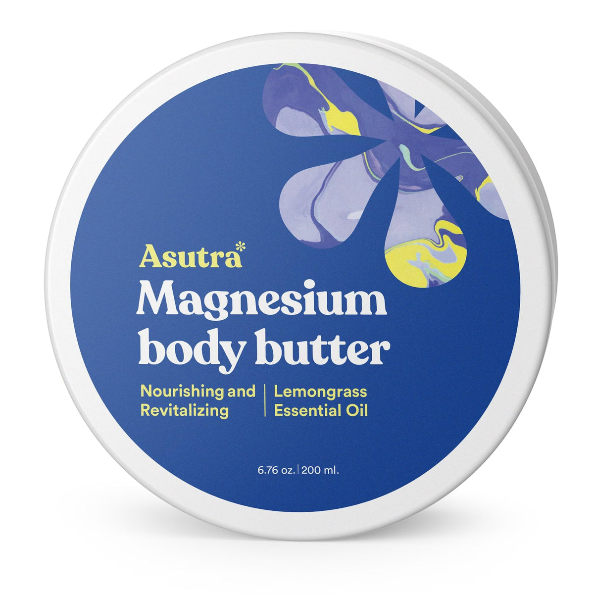 ASUTRA Beurre corporel Magnesium – texture crémeuse pour hydratation durable.