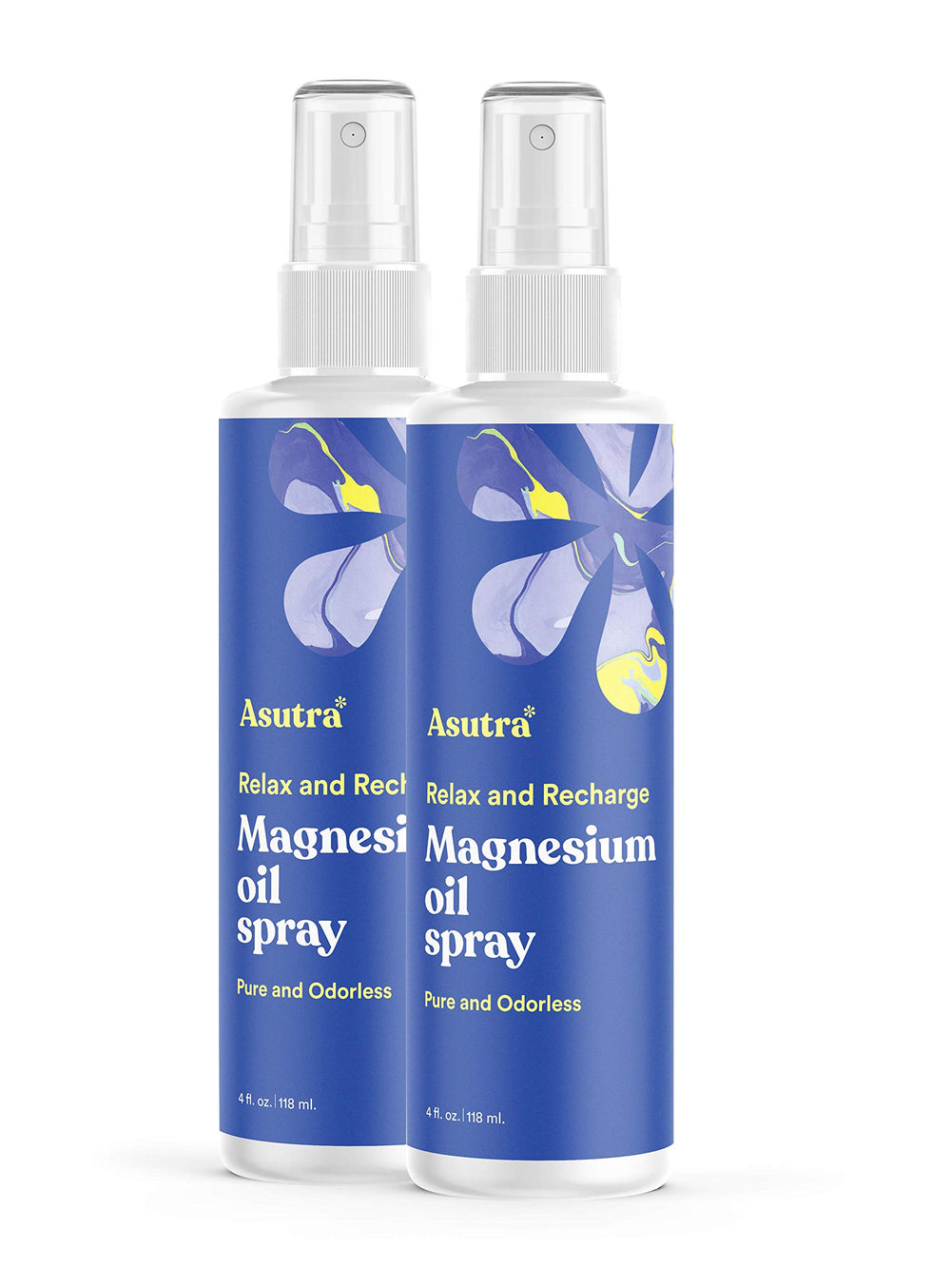 ASUTRA magnesium oil spray bottle for quick topical use