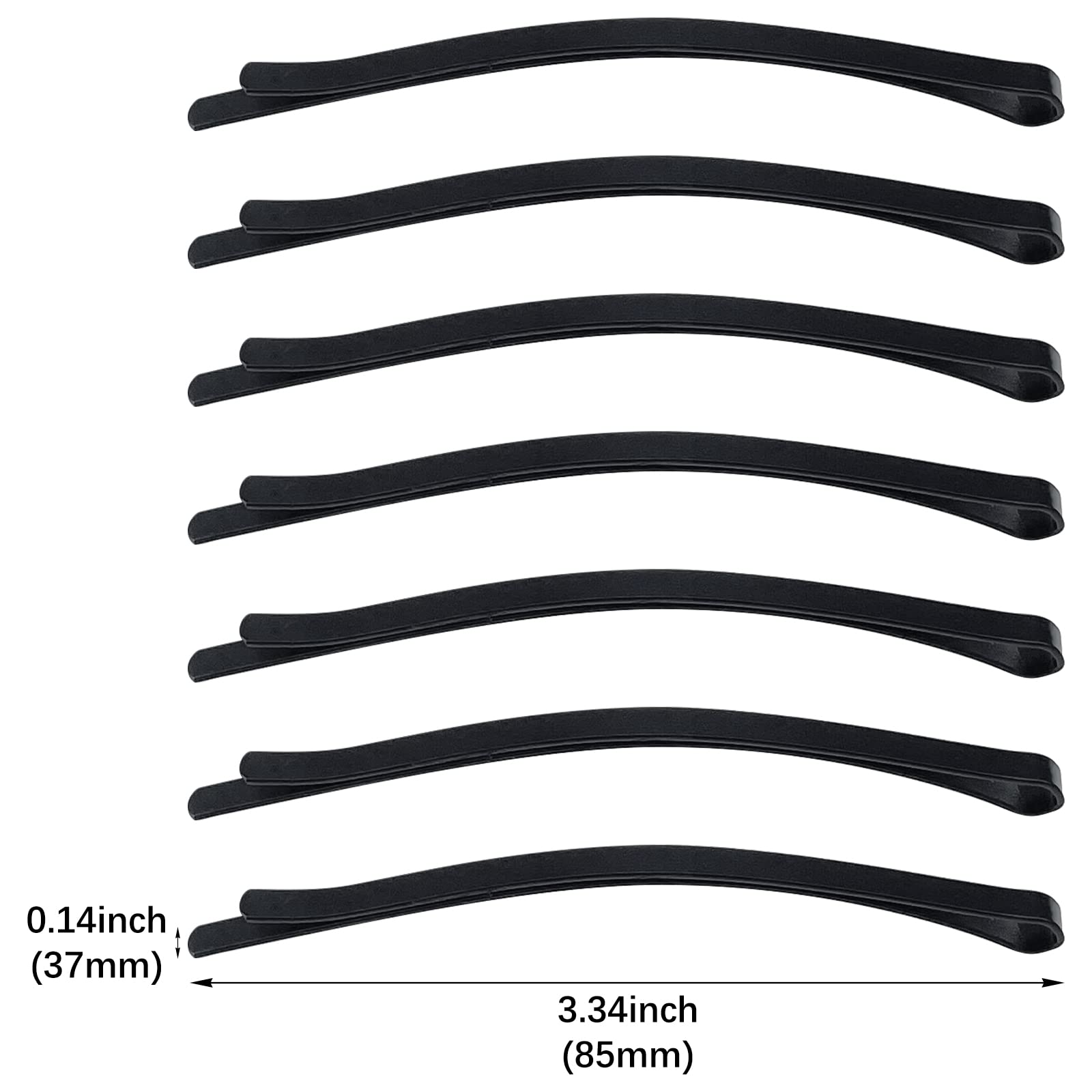 Aswewamt pinces-noires 3-34 po pour coiffure longue et stable.