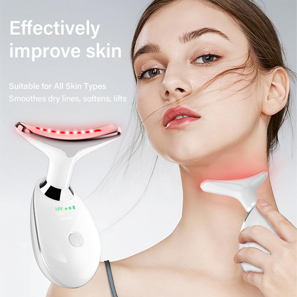Atarnayar Mode Massage 3 Niveaux pour soin sur-mesure du visage et du cou.