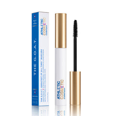 The G.O.A.T Mascara d’Athletic Cosmetic, brosse précise pour volume immédiat et sans paquet.