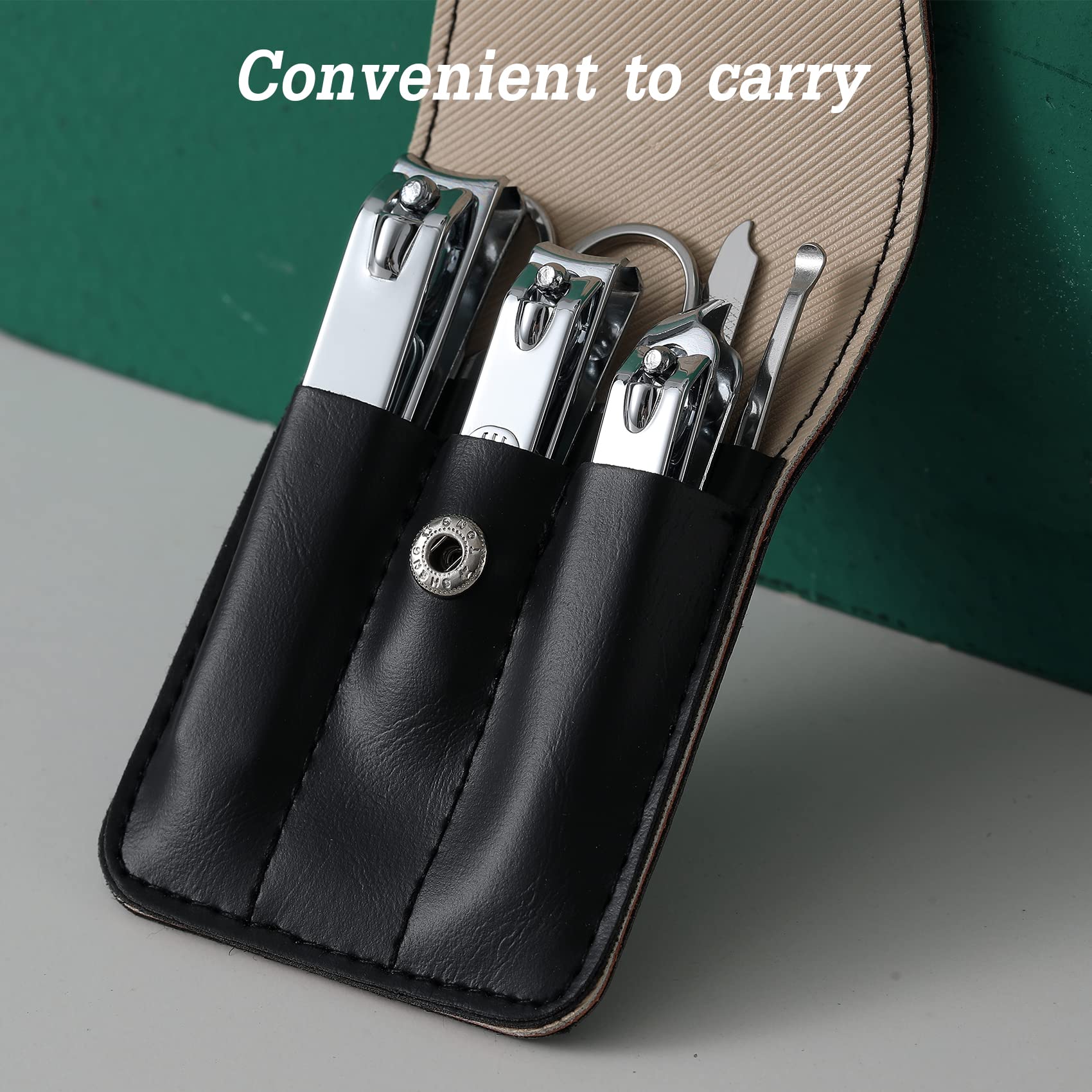 Emballage cadeau Atimier noir, idée cadeau pratique pour l'entretien des ongles.