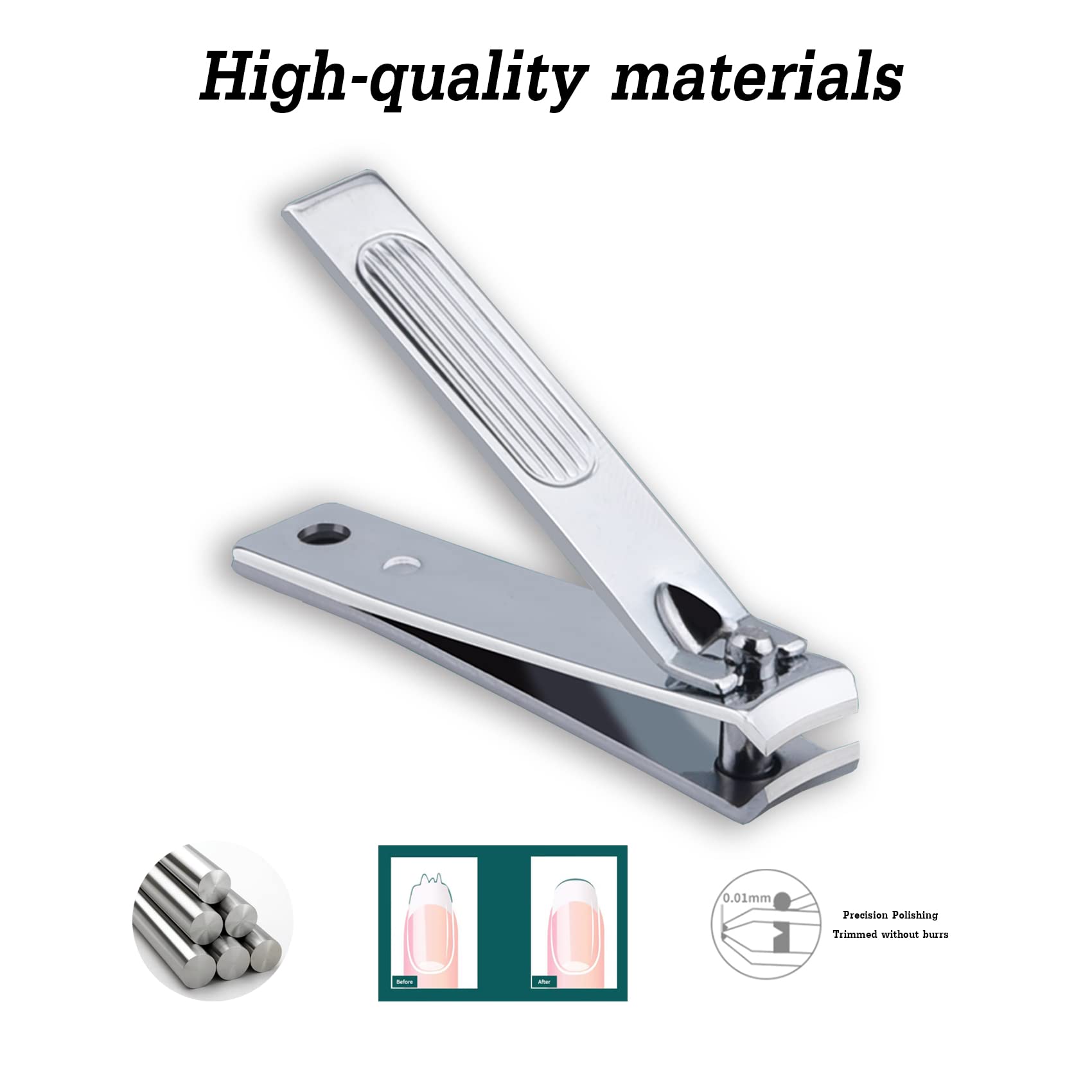 Poignée ergonomique Atimier pour clipper facilement les ongles sans effort.