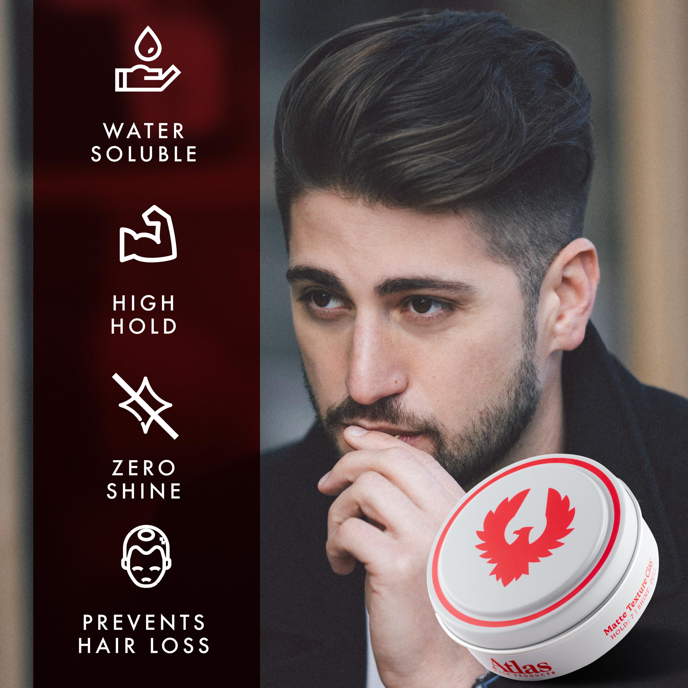 Atlas Argile Matte Texture – application souple pour une distribution facile.