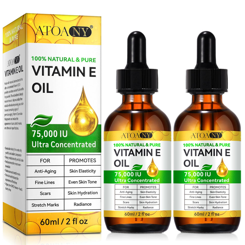 ATOANY huile vitamine E 75 000 UI – flacon prêt à l’emploi.