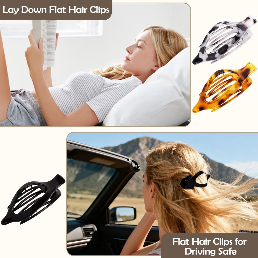 Accessoire cheveux Atoden plat pour demi-queue ou coiffure complète.
