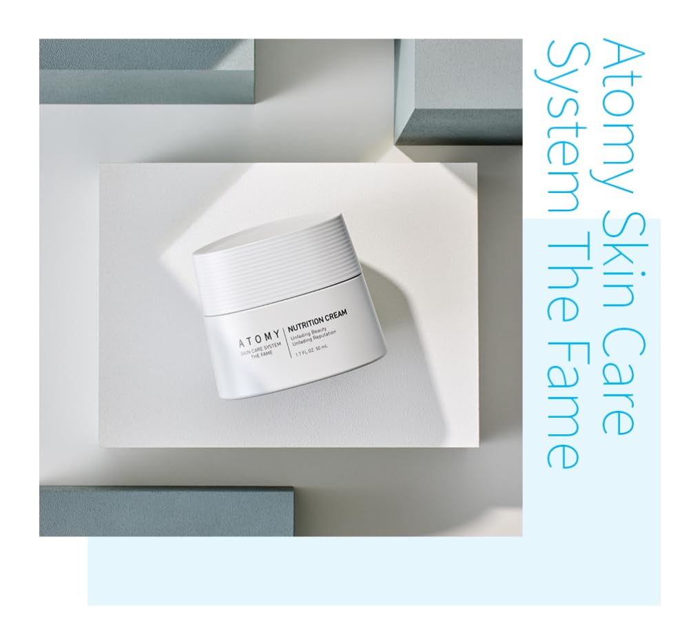 ATOMY The Fame Nutrition Cream peau revitalisée et douce après application