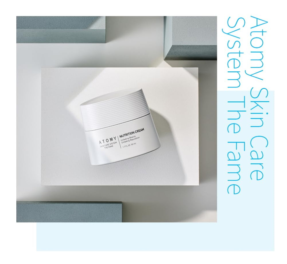 ATOMY The Fame Nutrition Cream peau revitalisée et douce après application