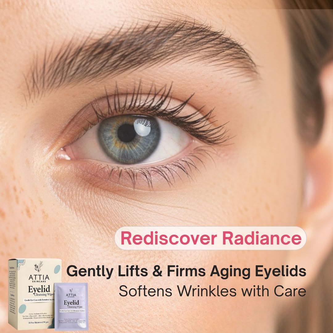 LINGETTES ATTIA apaisement hydratation paupieres sensibles.