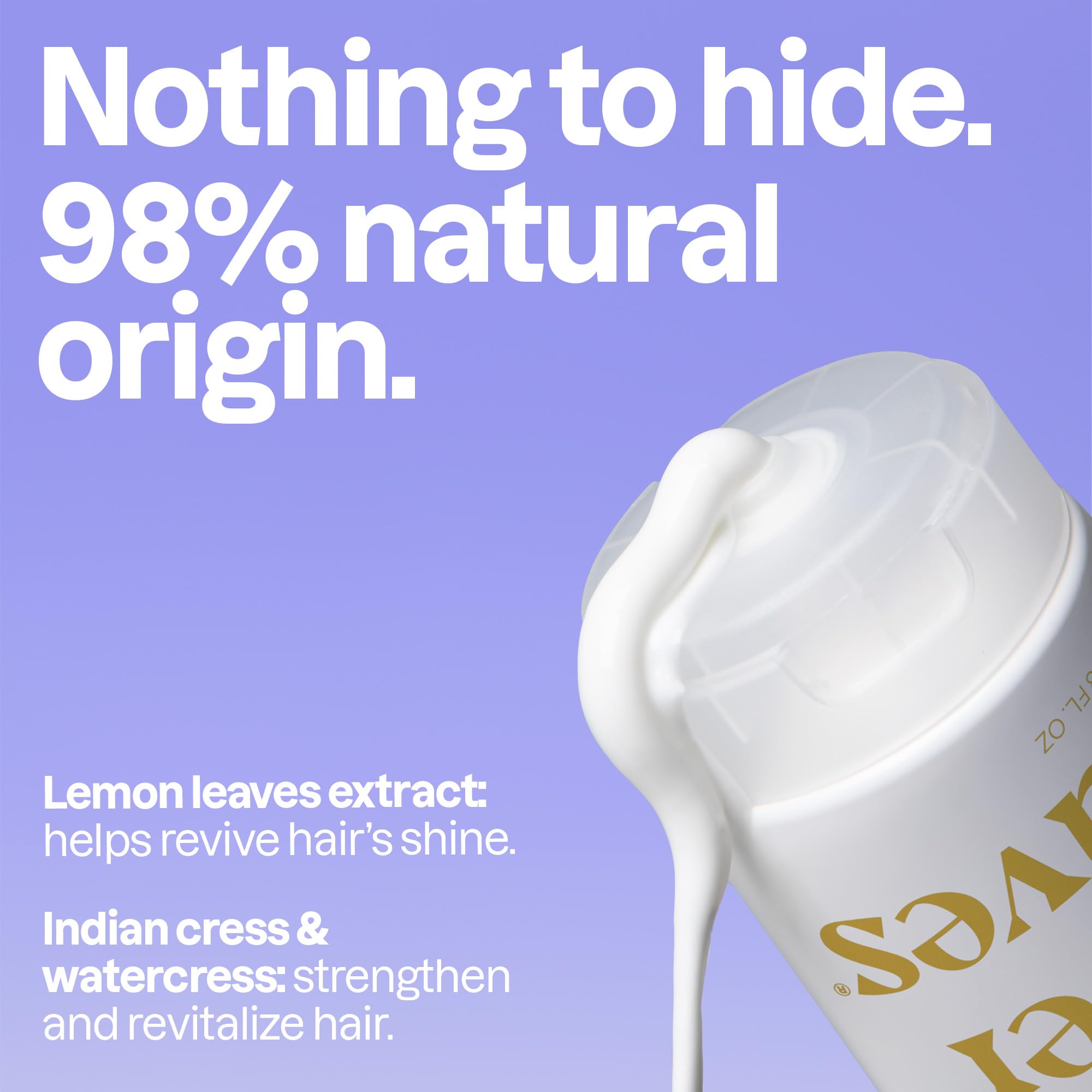 ATTITUDE Clarifiant après-shampooing, application fluide sur toute la longueur pour cheveux renforcés.