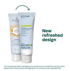 ATTITUDE: crème-texture de l’après-shampooing, application facile et coiffage sans silicone.