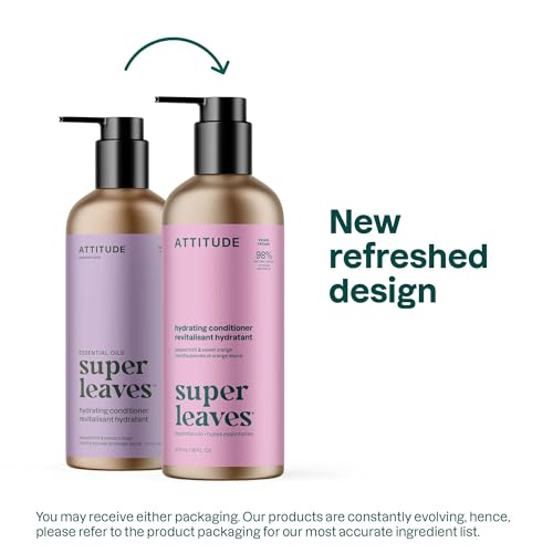 Texture crème de l après-shampooing ATTITUDE apportant douceur et démêlage facile.