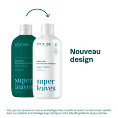 ATTITUDE Bulle Bain: versement fluide qui crée une mousse riche.