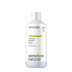 ATTITUDE Gel Douche bouteille sans senteur, parfait pour peaux sensibles