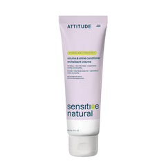 ATTITUDE Soin après-shampooing Volume et Brillance – flacon pratique pour cheveux fins.