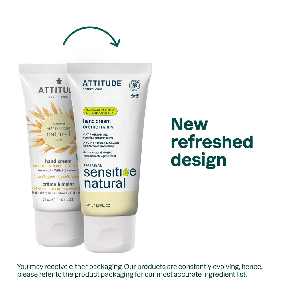 ATTITUDE Crème Mains Sensitive offre absorption rapide pour des mains non collantes.