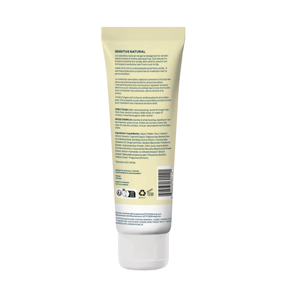 ATTITUDE Formule vegan – dermatologiquement testée pour tous types de cheveux
