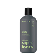 ATTITUDE gel douche homme, flacon rafraîchissant offrant une douche revitalisante.