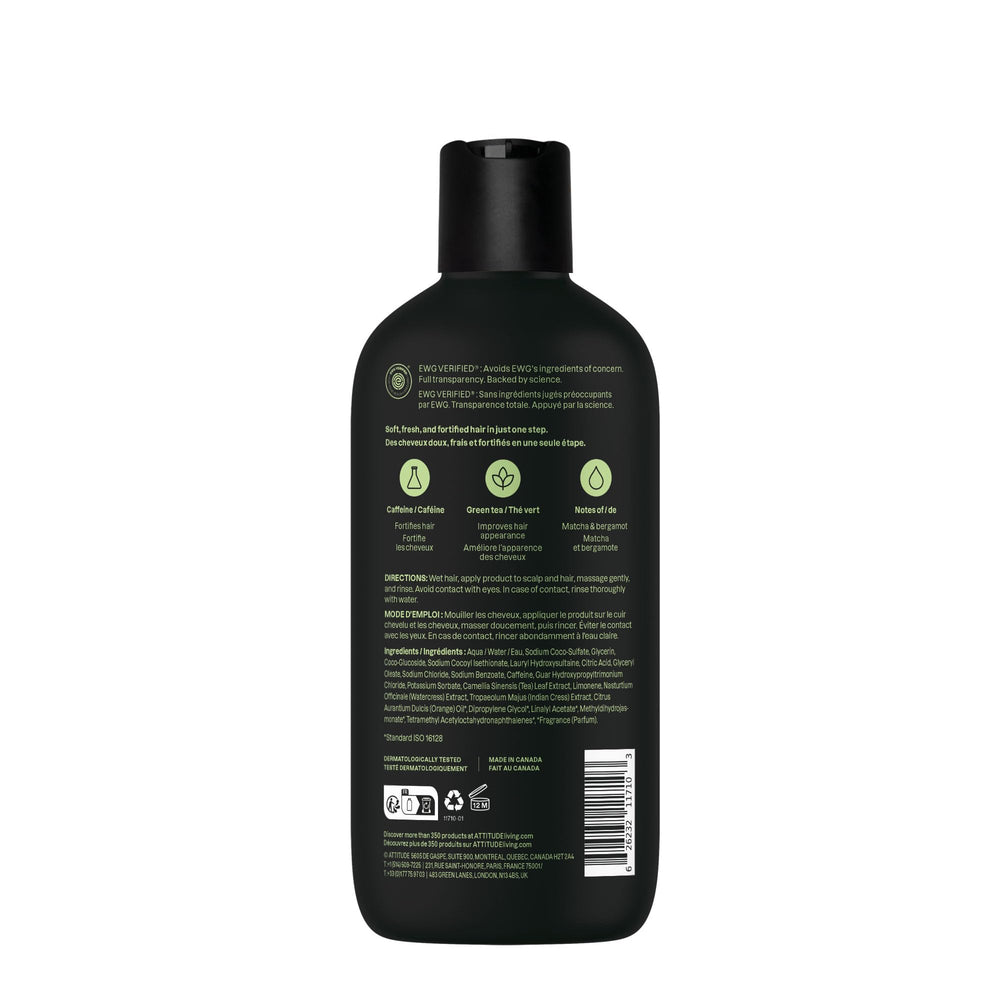 ATTITUDE 2-en-1 Parfum Matcha Bergamote: odeur vivifiante et énergie matinale