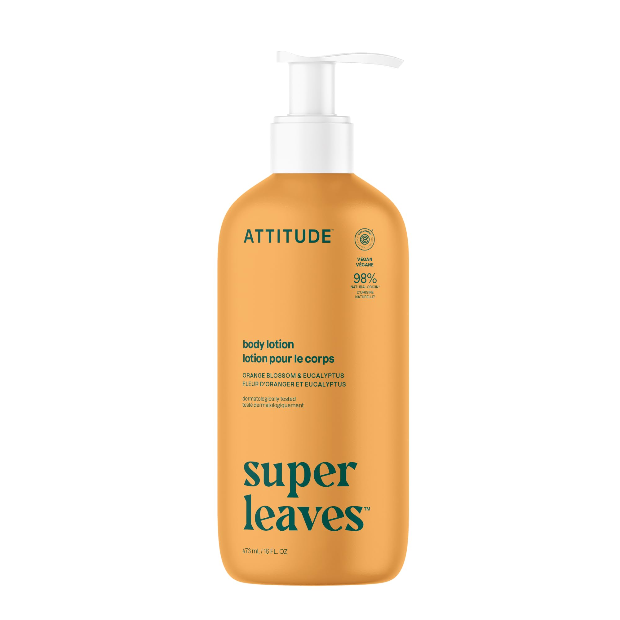 Lotion corps ATTITUDE avec emballage recyclable, expérience douce et responsable.