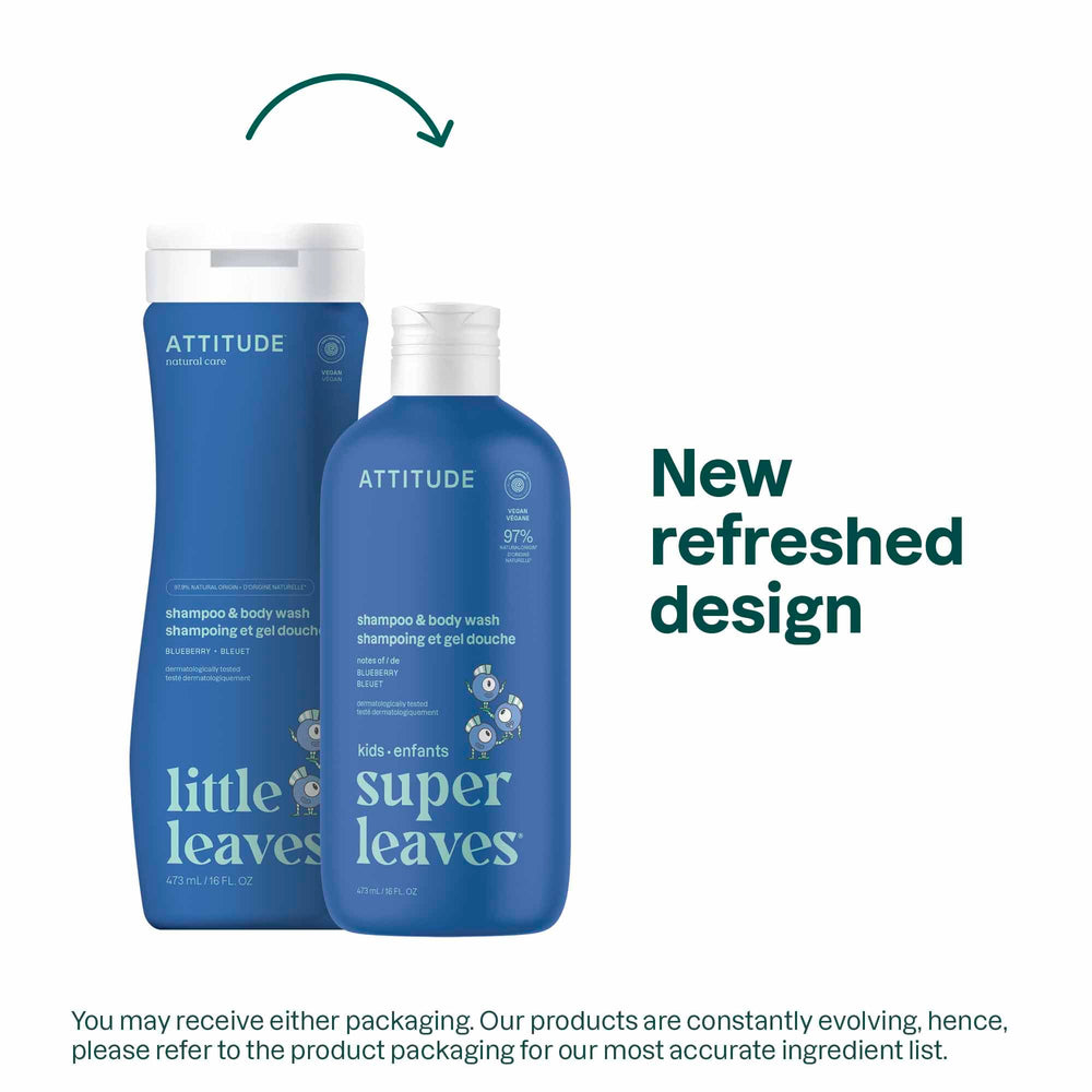 Mousse veloutée ATTITUDE, lavage quotidien pour peau sensible des enfants