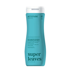 ATTITUDE Shampoing Extra Doux – bouteille élégante, soin doux pour cuir chevelu sensible et sec.