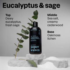 ATTITUDE Shampoing 2-en-1 Menthe - Fraîcheur immédiate du cuir chevelu