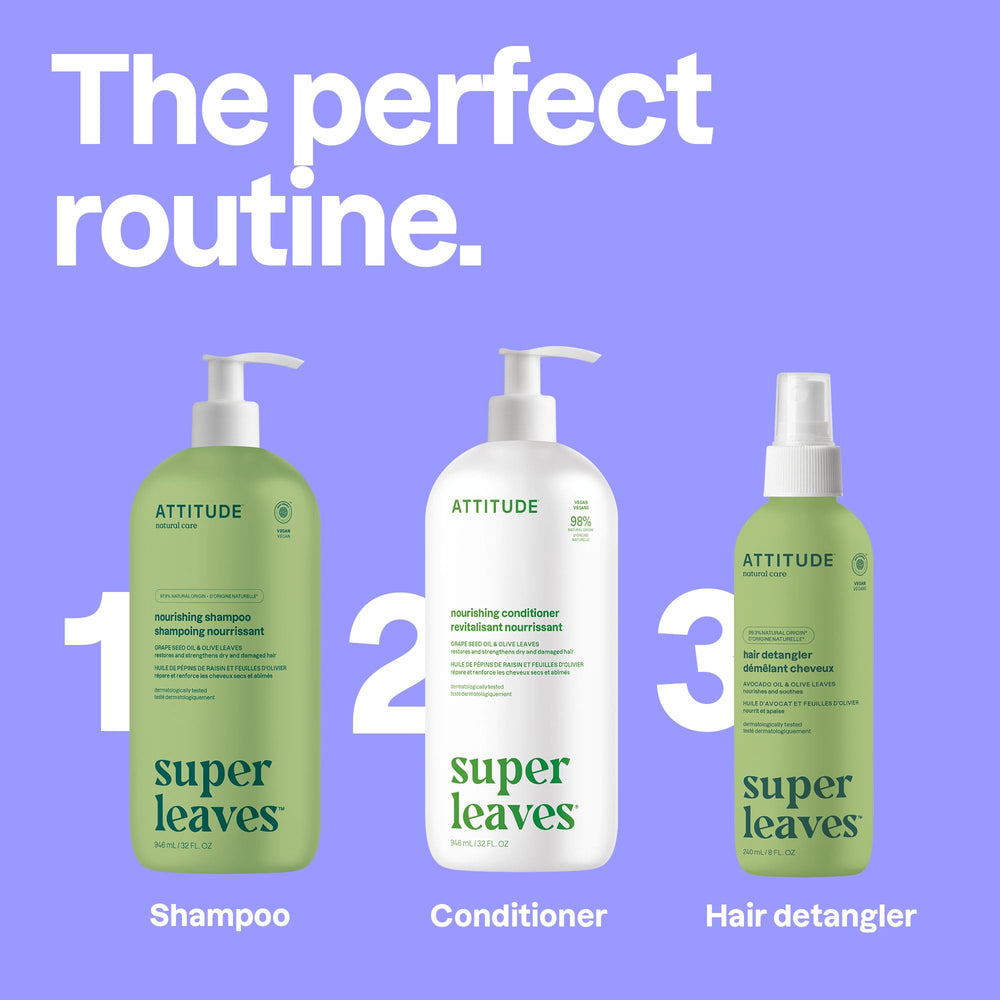 ATTITUDE Shampoing Nourrissant, vérifié EWG, ingrédients propres et sûrs.