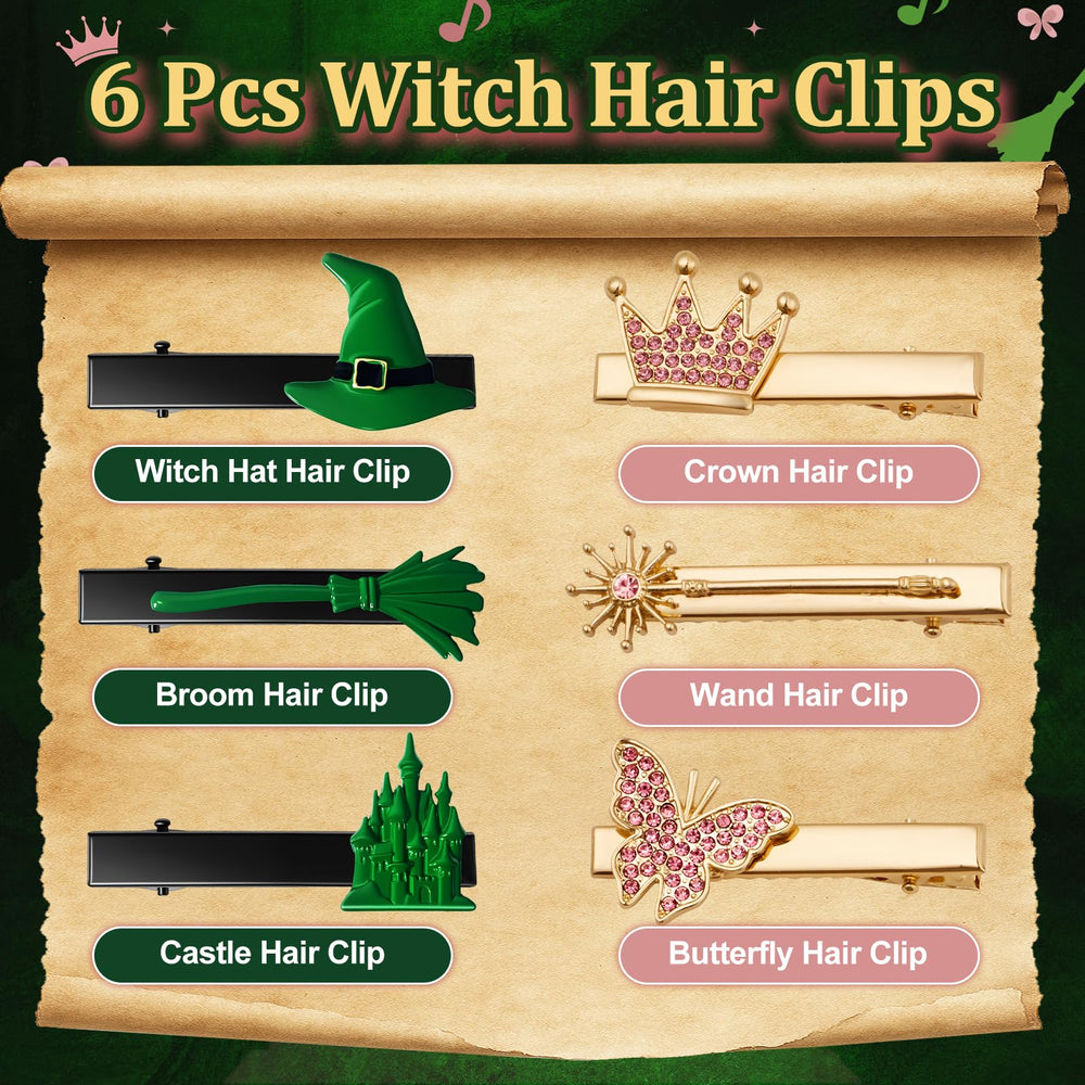 Attyxfica clips-cheveux-sorciere-chateau, idéale pour un look féerique.