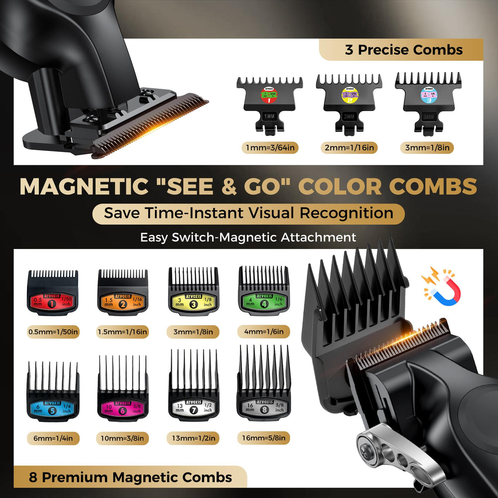 ATVOXIS kit complet avec accessoires professionnels pour barbering.