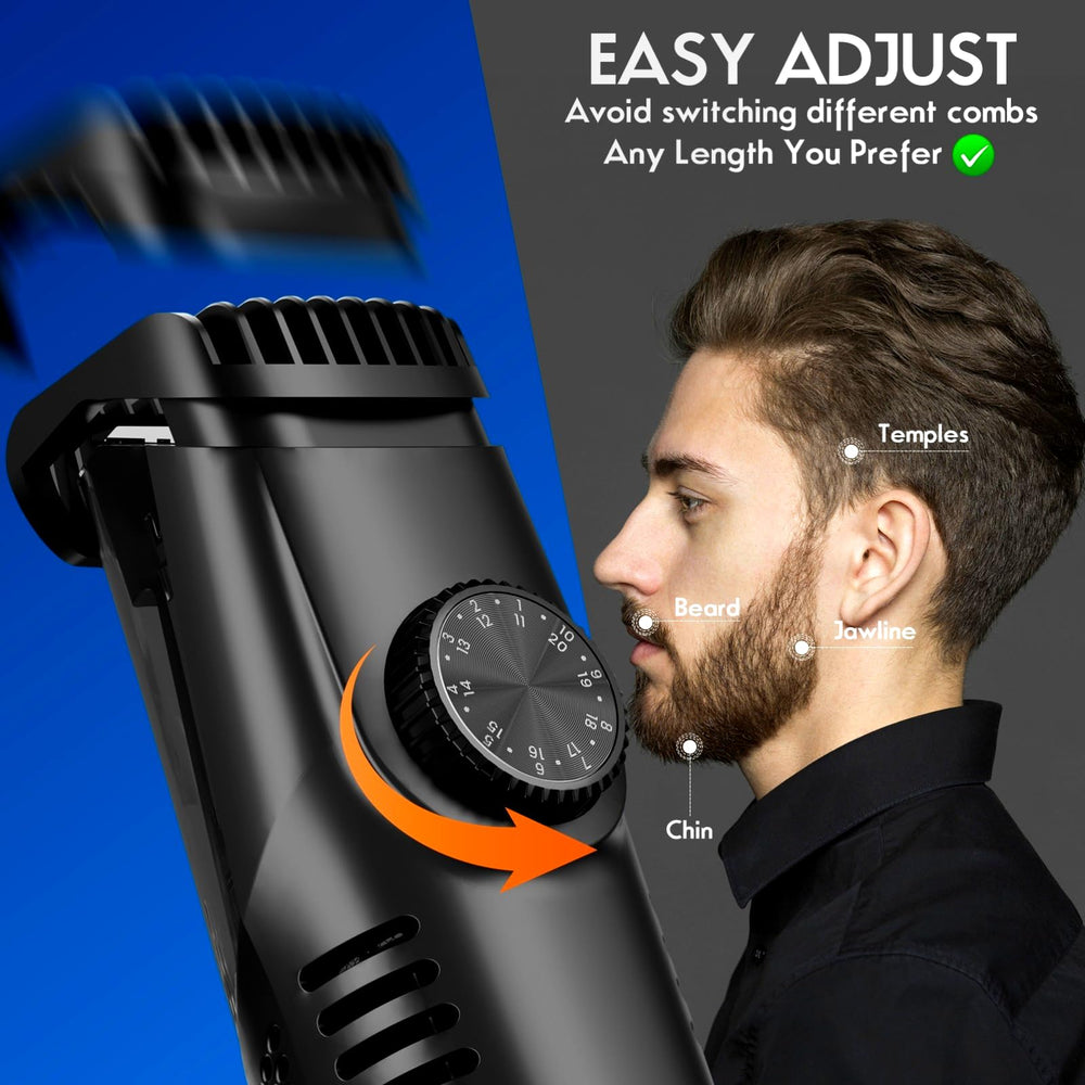 ATVOXIS tondeuse barbe étanche IPX6 pour nettoyage facile
