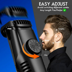 ATVOXIS tondeuse barbe étanche IPX6 pour nettoyage facile