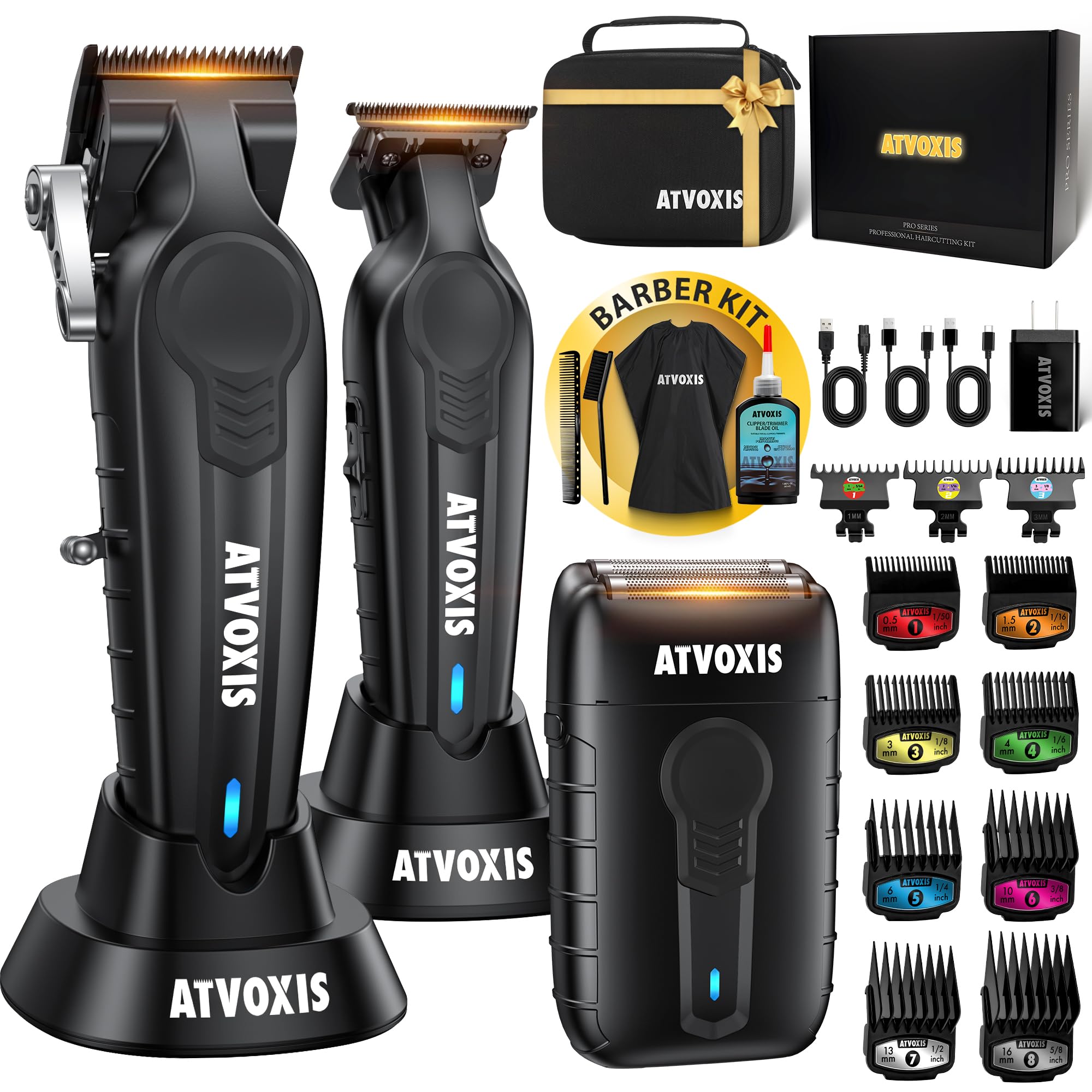 ATVOXIS tondeuse DLC lame: coupe précise et douce sur cheveux épais