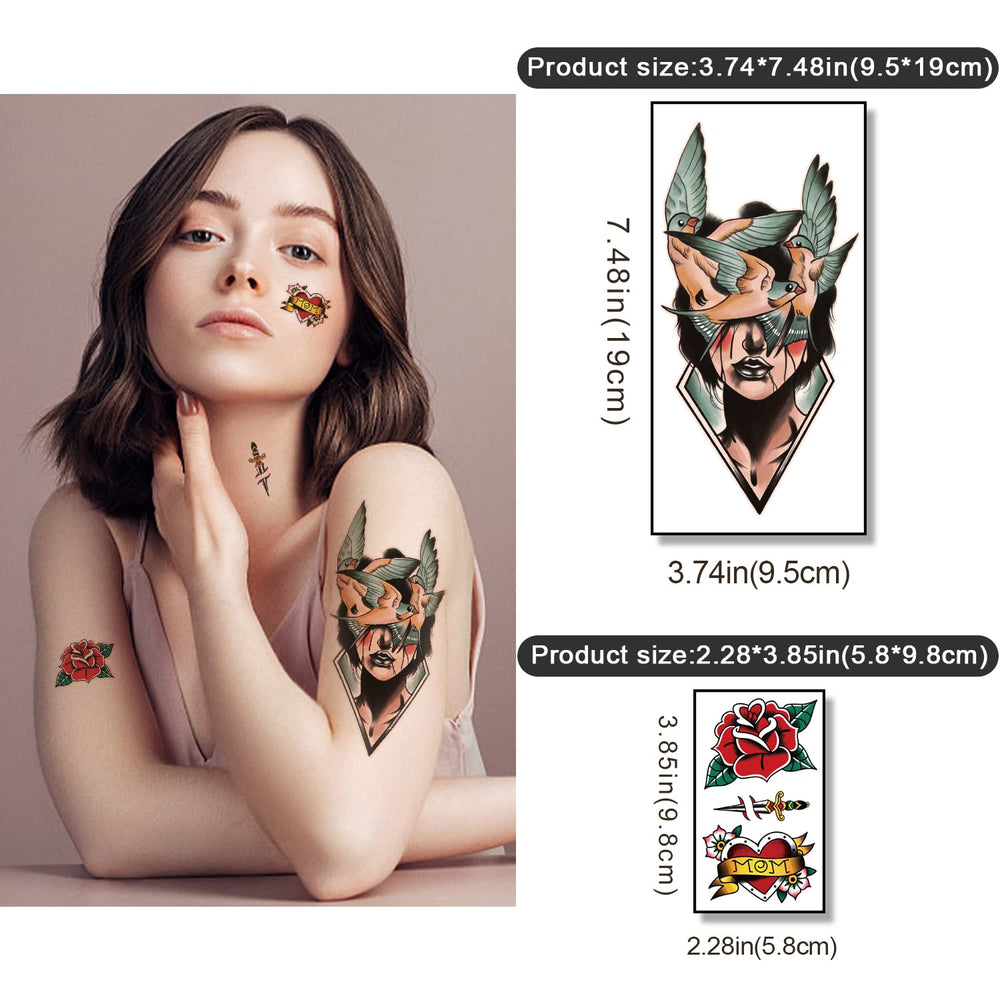 Atydkug tatouage temporaire petites tailles pour détails précis