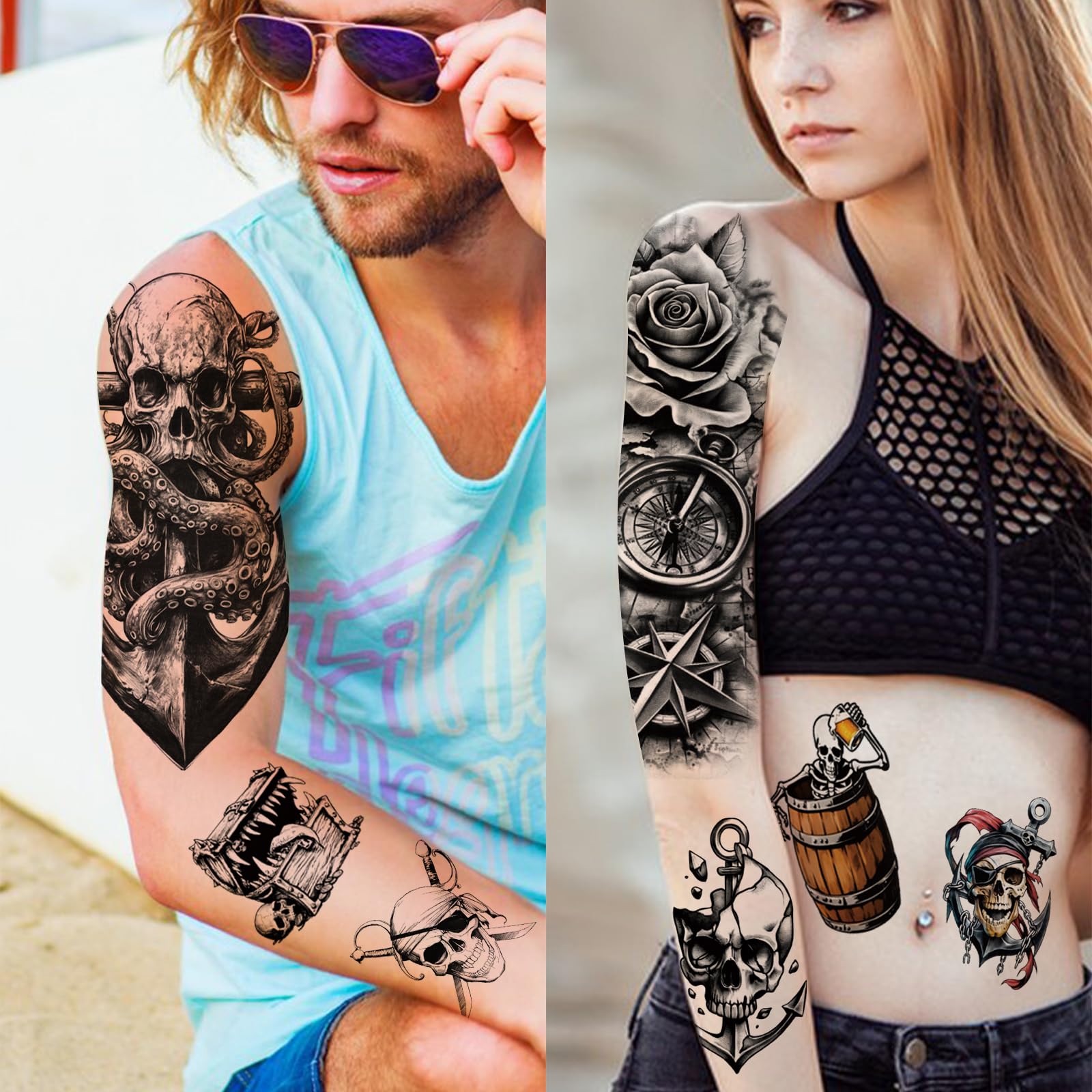 ATYDKUG tatouage temporaire fleur pour un style délicat et durable