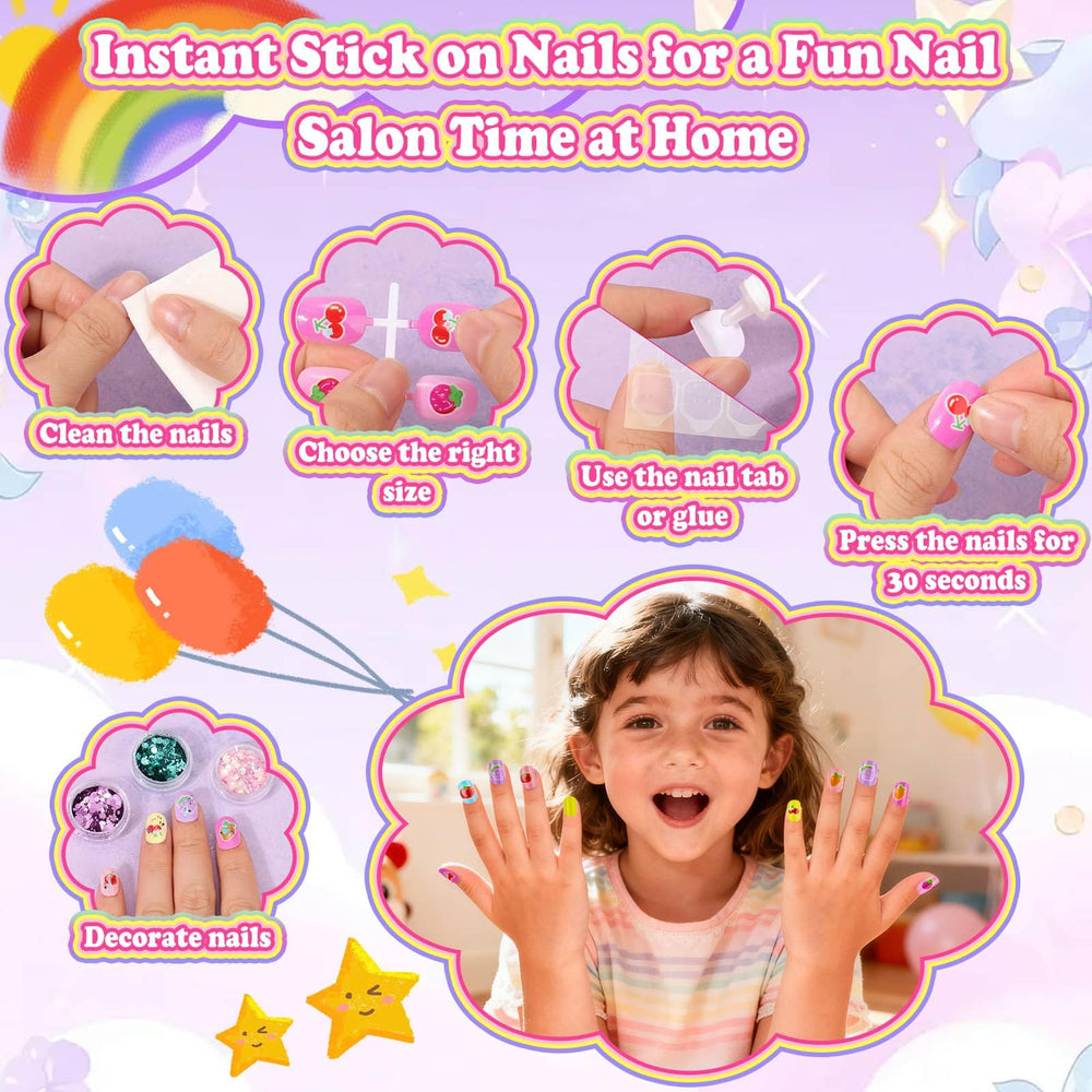Audab accessoires ongles, pince à ongles et lime inclus pour une finition propre