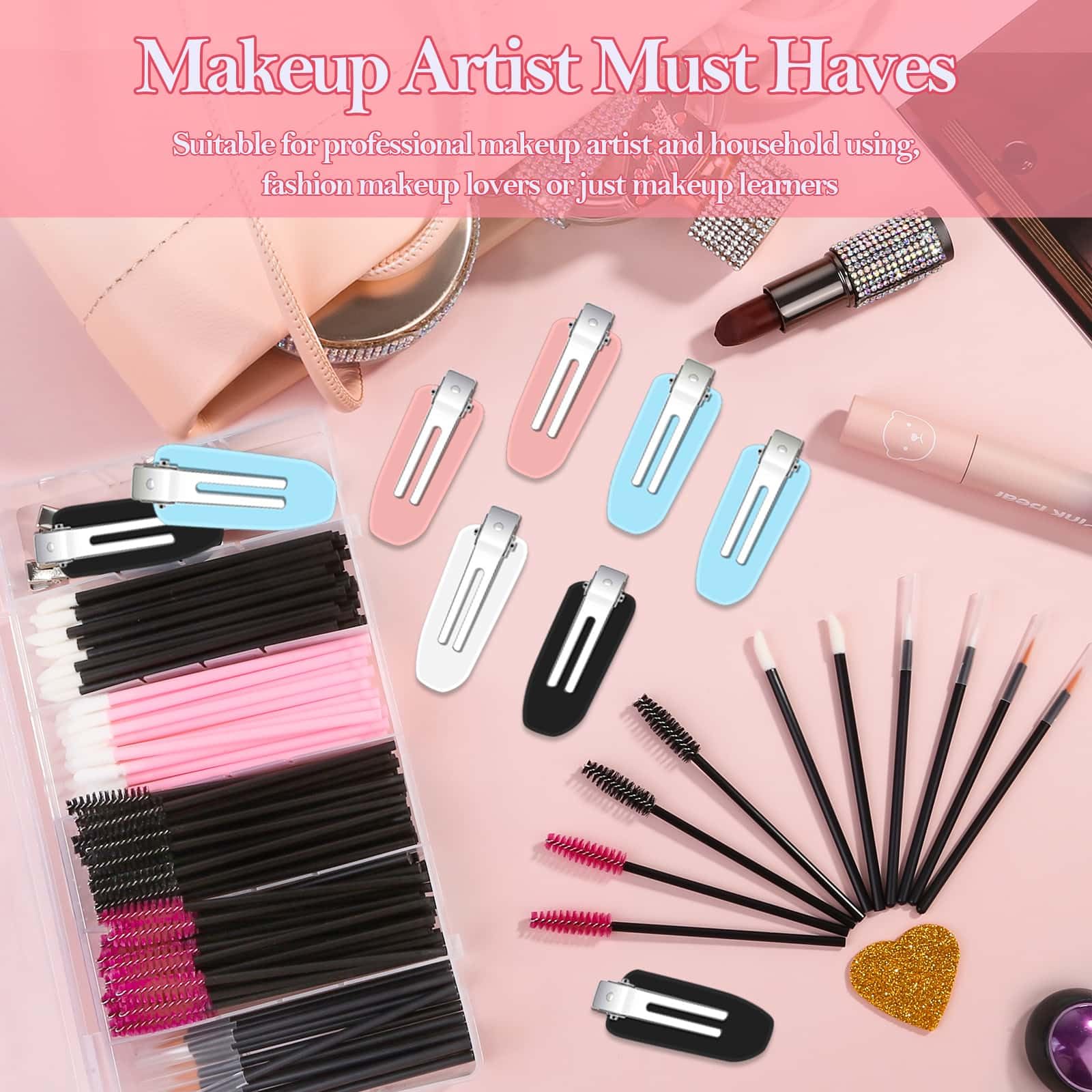 Applicateurs eyeliner jetables Audab pour tracés nets