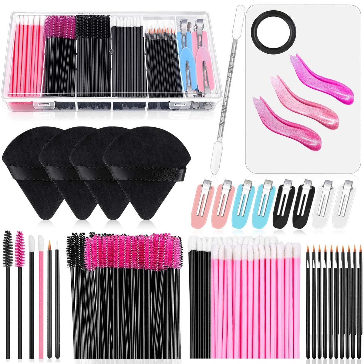 Boîte organisatrice transparente Audab pour rassembler les outils de maquillage