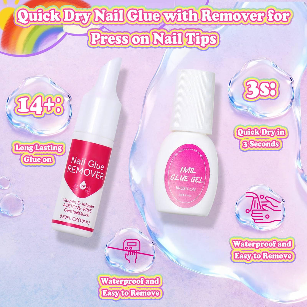 Audab dissolvant pour ongles, retrait doux sans effort