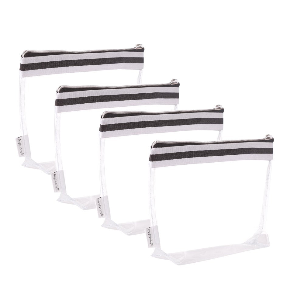 Augbunny trousse de toilette transparente, permet une vérification rapide des articles.