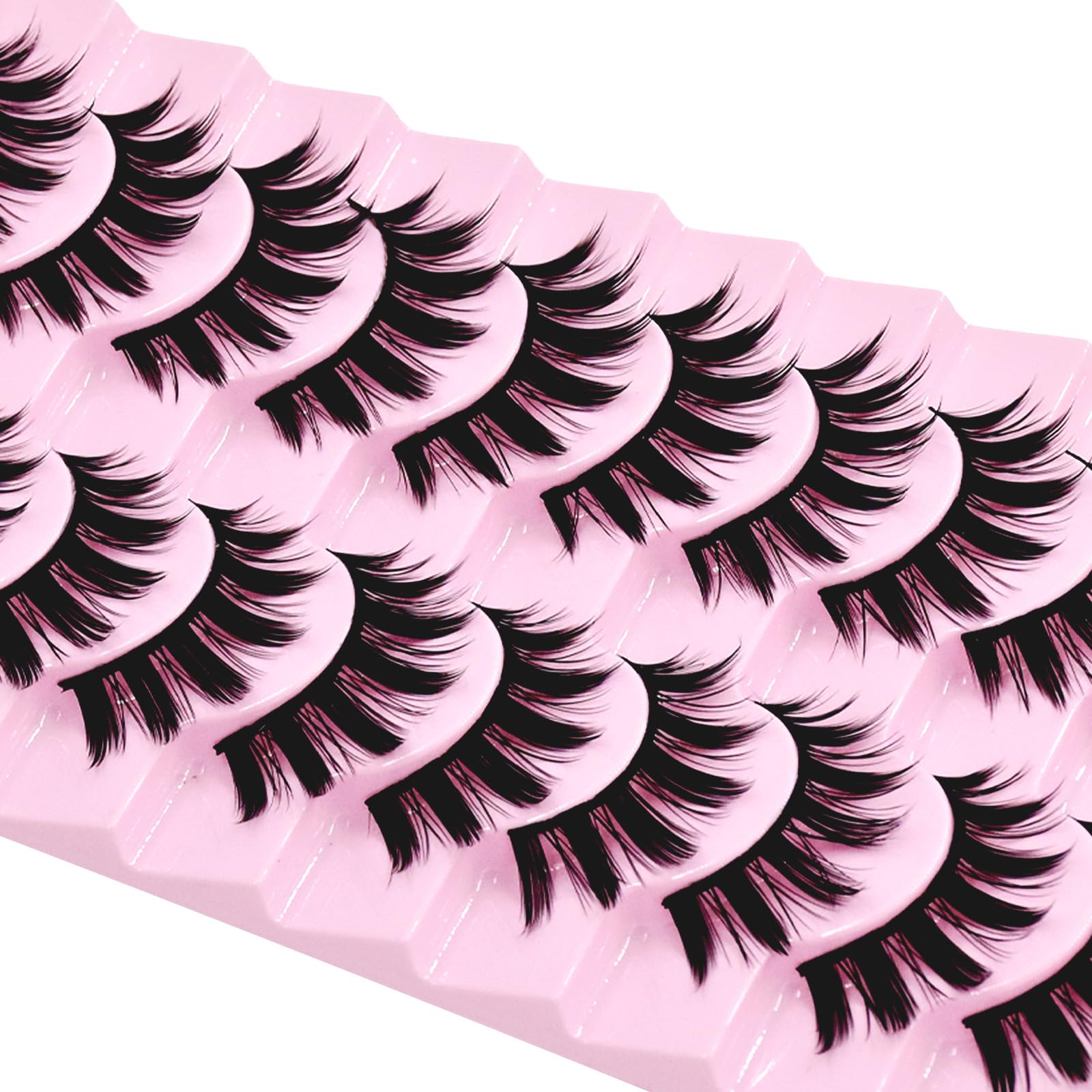 Cils AUGENLI anime extension faux mink 16mm, application facile.