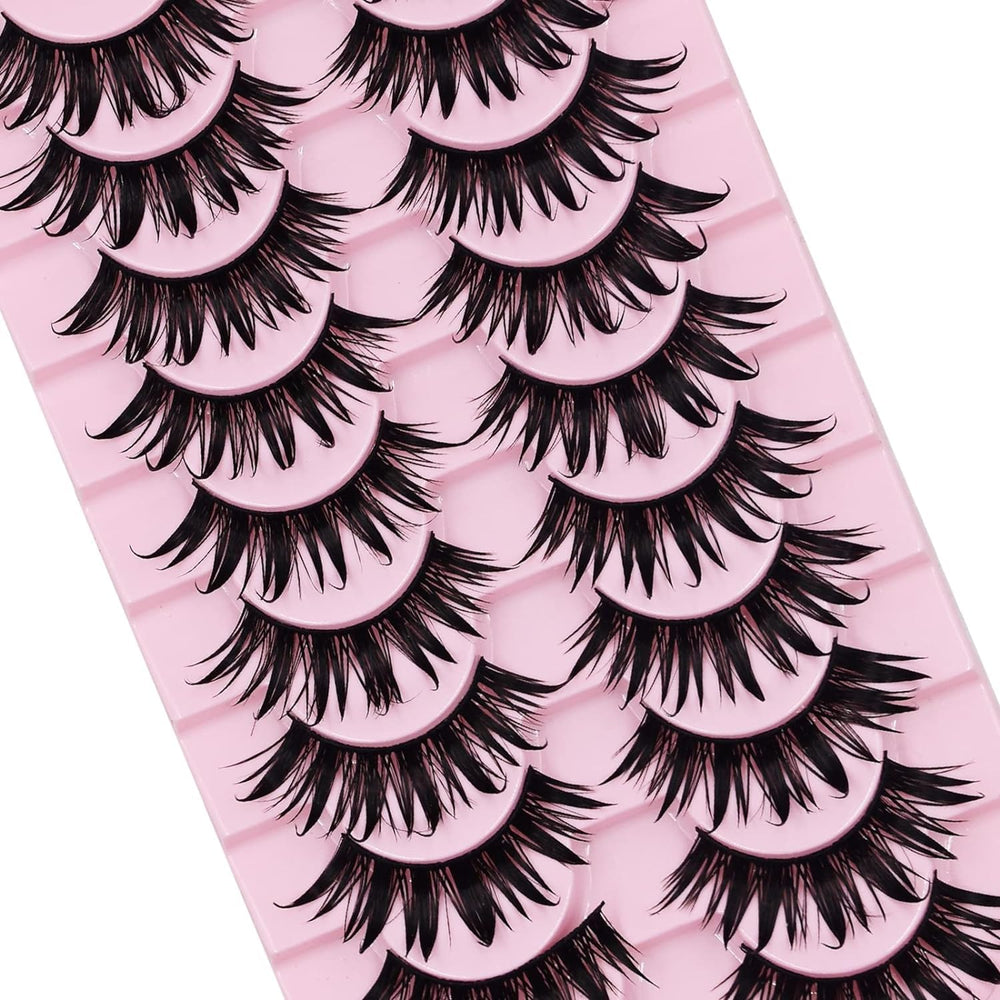 Augenli cils cosplay manga 16mm, parfait pour costumes.