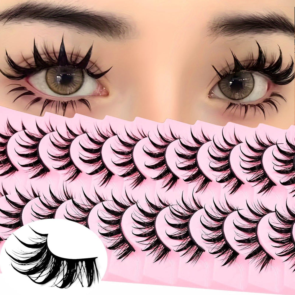 AUGENLI cils manga 16mm pour un regard naturel et captivant