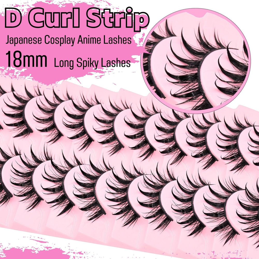 Ensemble AUGENLI 10 paires manga pour cosplay et sorties