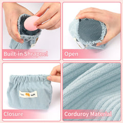 Texture en velours côtelé AUGSUN, douce et durable pour un usage quotidien.