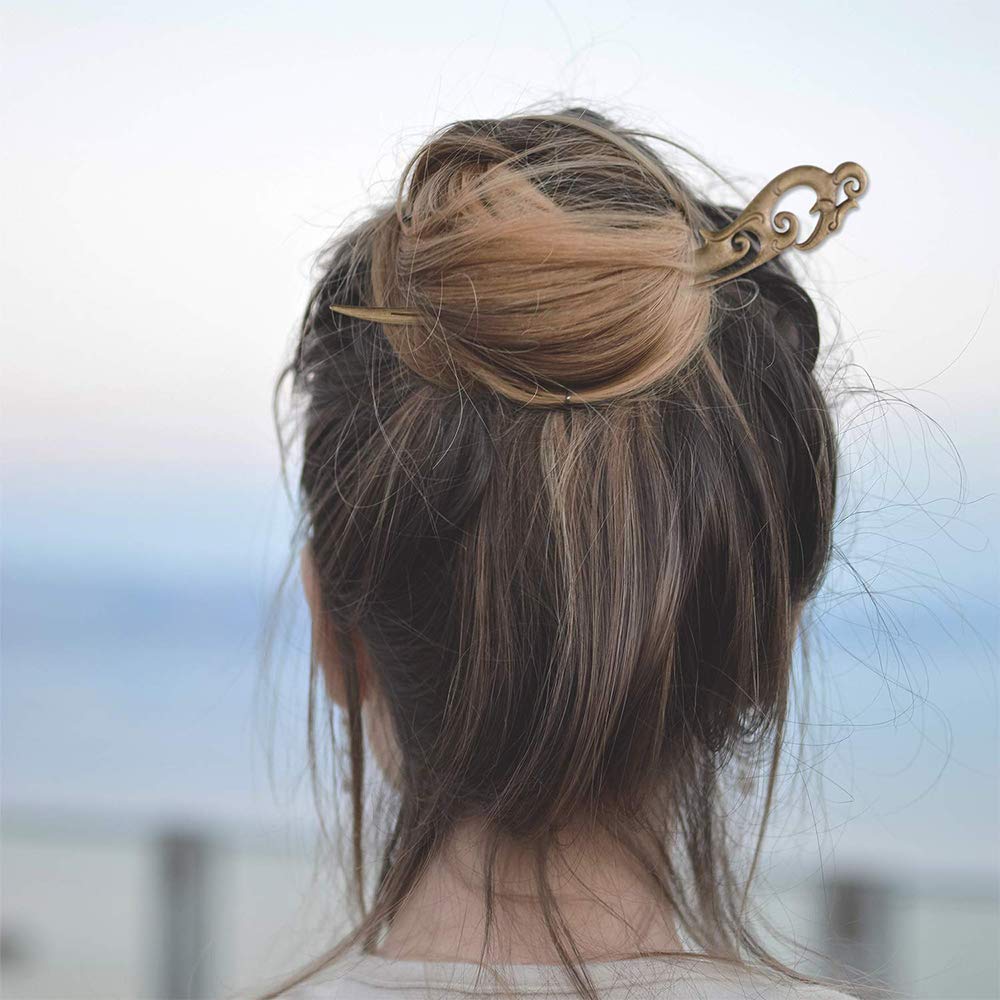 AUHOKY baguettes cheveux bronze 04, design vintage et praticité au quotidien.